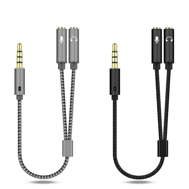 Earphone Splitter Jack - 3,5 мм аудио сплиттер Y-разъем 1
