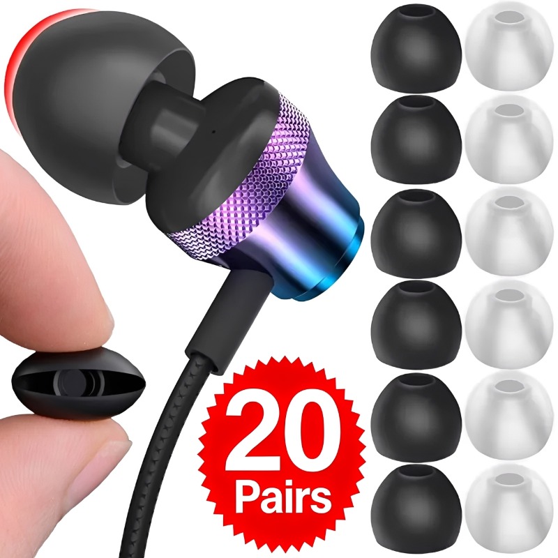 1-20 пар мягких силиконовых см – обзор и цена Silicone Ear Tip Replacement