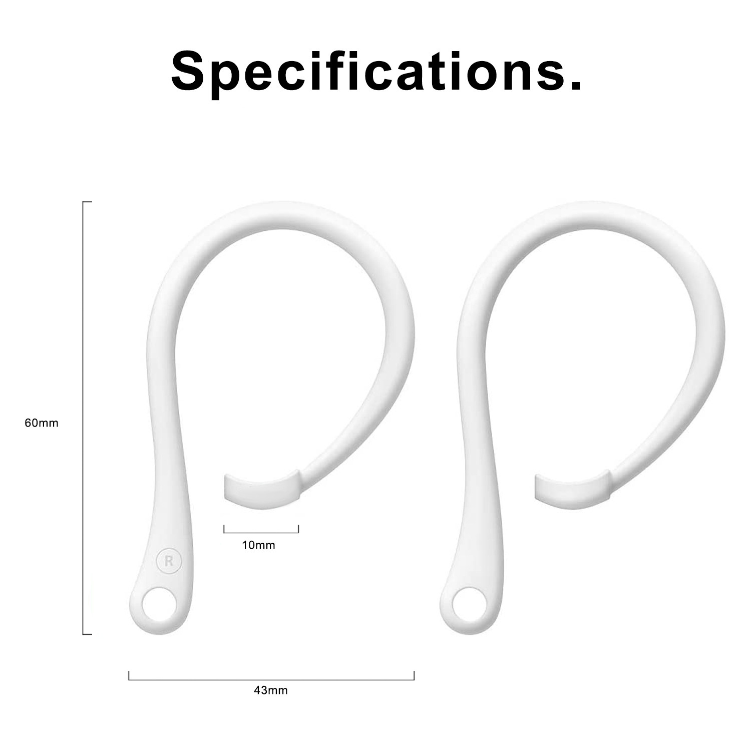 1 пара ушных крючков с защитой – обзор и цена Sports Earphone Hook