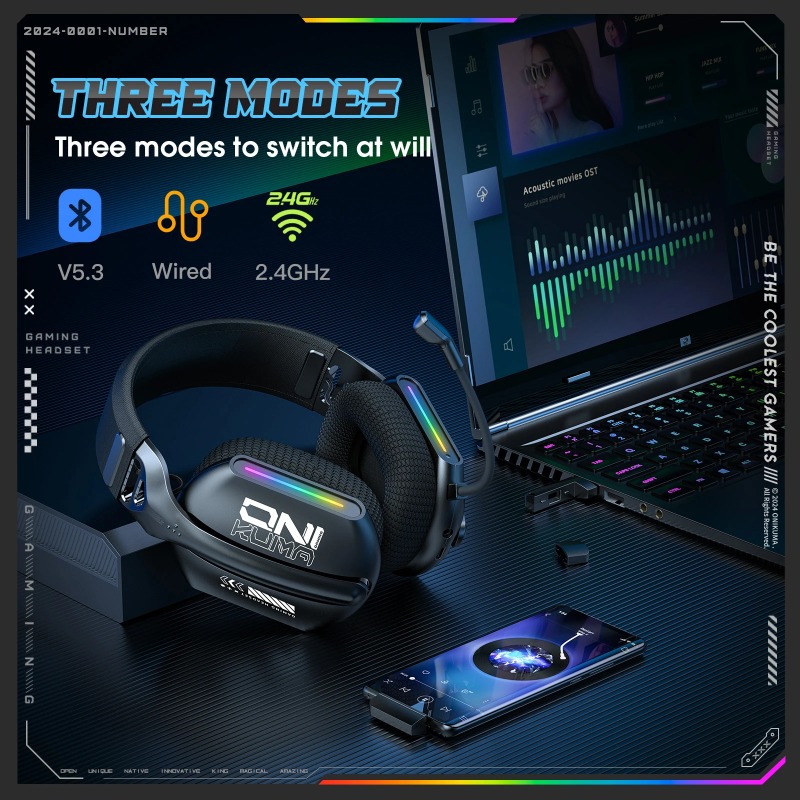 Беспроводная игровая гарнитура – обзор и цена Gaming Headset Rgb