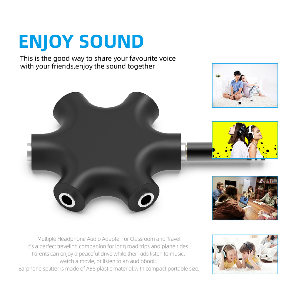 Аудио-разветвитель для наушник – обзор и цена Earphone Splitter Jack