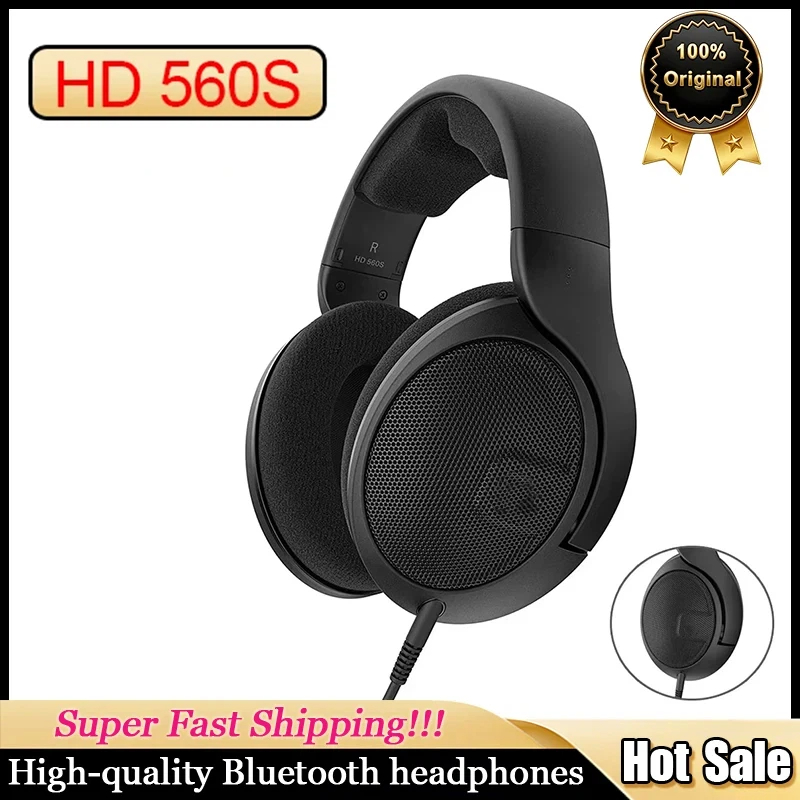 Оригинальные накладные наушник – обзор и цена Sennheiser Headphone Hd 560S